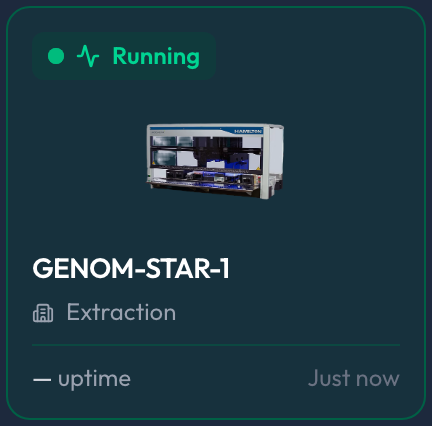 Instrument with Running status